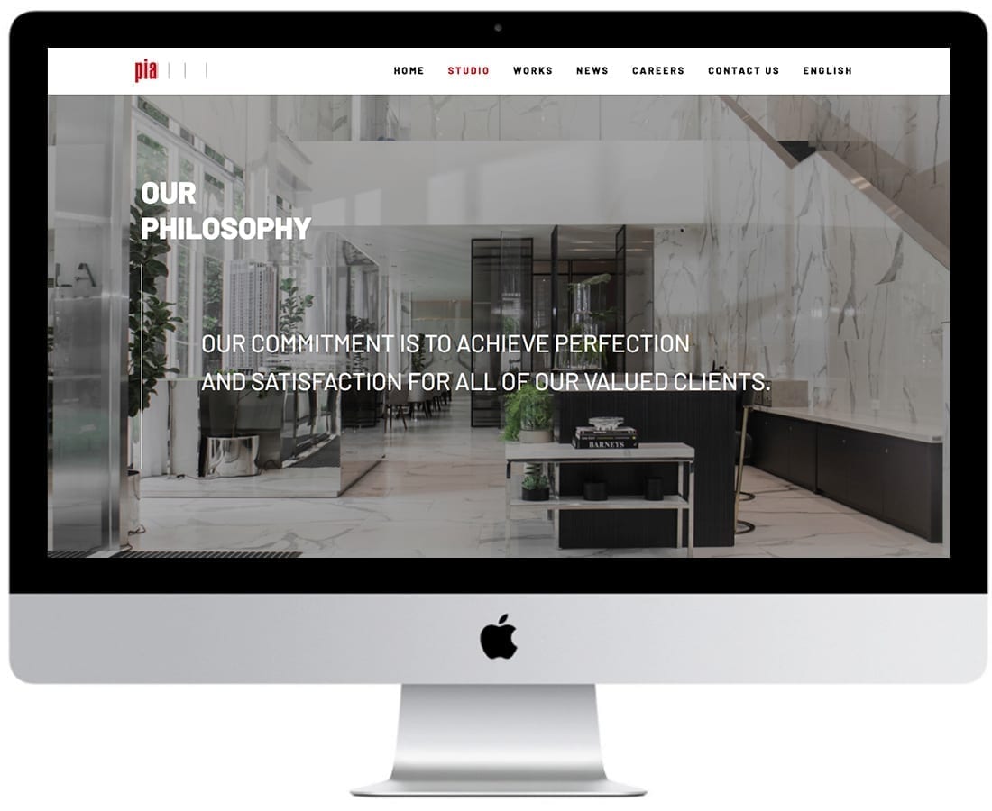 4 PIA Interior Website design and website development
