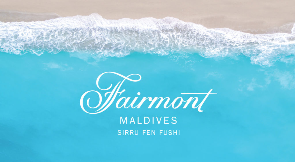 Fairmont การออกแบบโลโก้มัลดีฟส์สําหรับร้าน