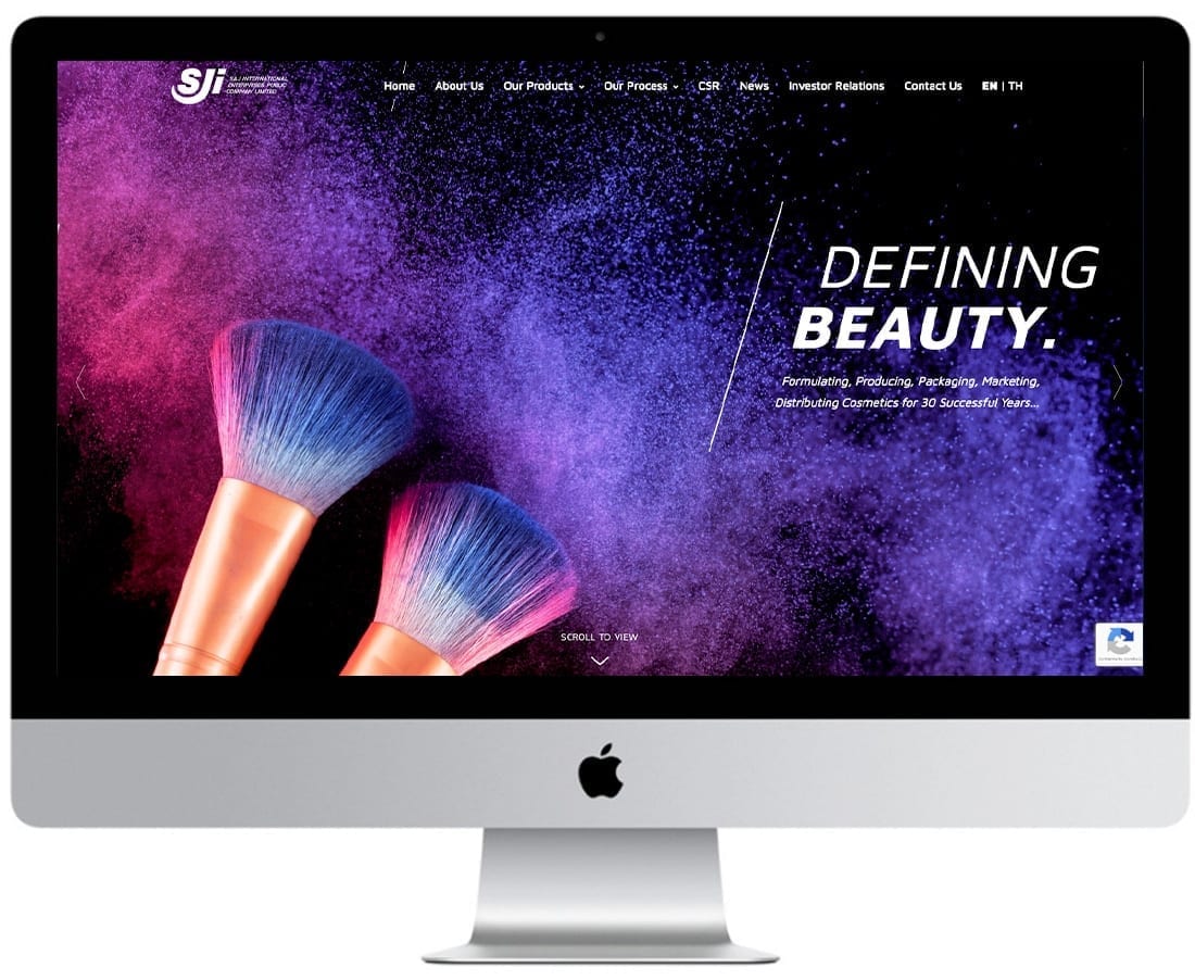 SJ International Make Up Website Design Mockup 1 1
