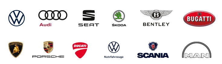 List of the brand from Volkswagen group